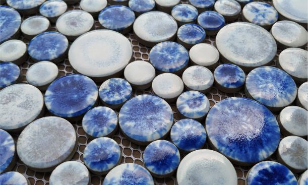 GẠCH MOSAIC TRÒN TRANG TRÍ