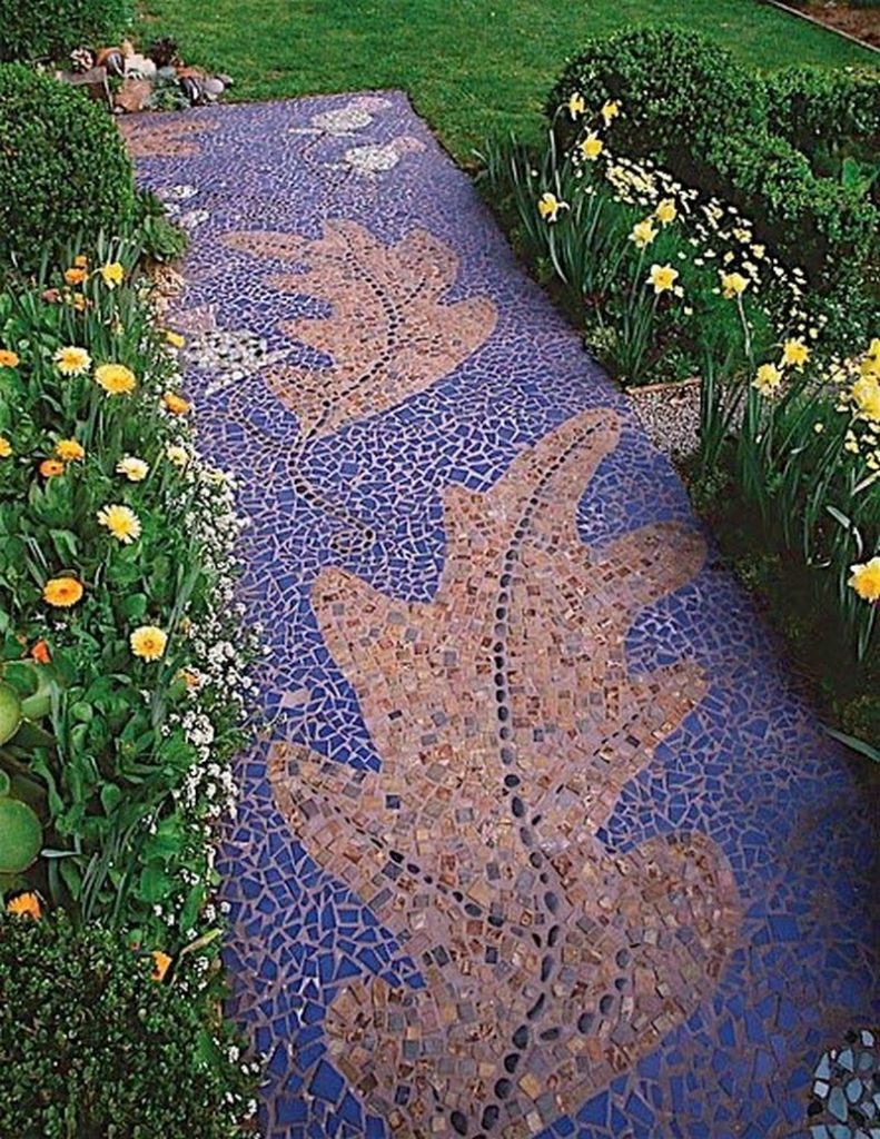 GẠCH SÂN VƯỜN MOSAIC 1