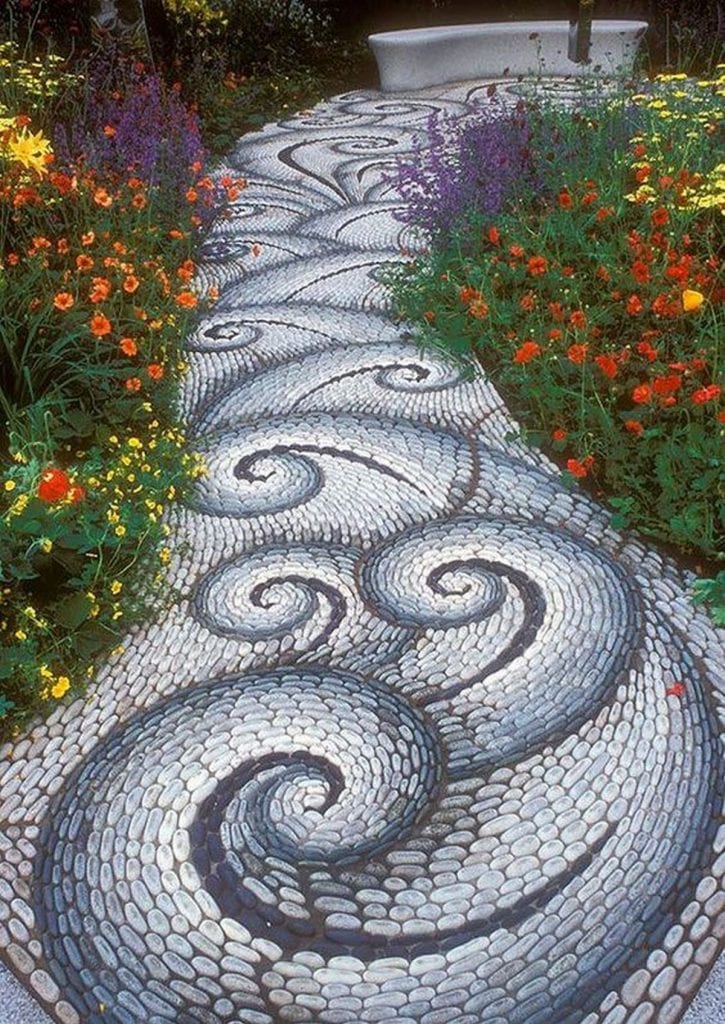 MOSAIC SÂN VƯỜN